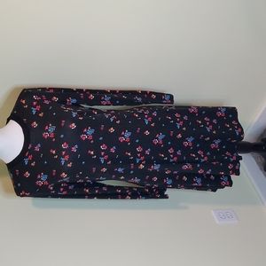 ASOS Long Sleeve Floral Print Dress